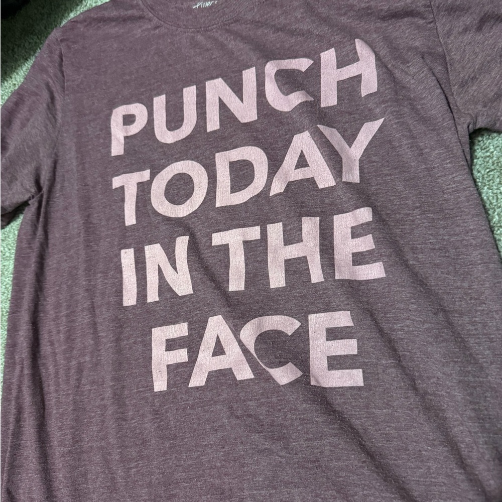 Women’s Graphic T-Shirt - Punch Today in the Face